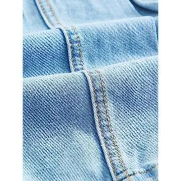 SweatyRocks Ruffle Pleated Denim Skirt for Trendy Teens