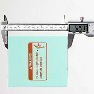 Athelmet 16-Pack Replacement Outside Lens Filter Covers 4.5"X5.25"X0.04" for Solar Auto Darkening Welding Helmet