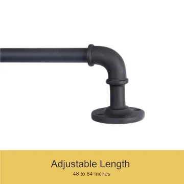 Kenney Adler Curtain Rod for Windows 48 to 84 Inches