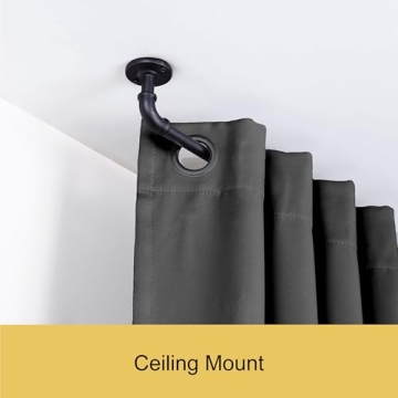 Kenney Adler Curtain Rod for Windows 48 to 84 Inches