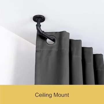 Kenney Adler Curtain Rod for Windows 48 to 84 Inches