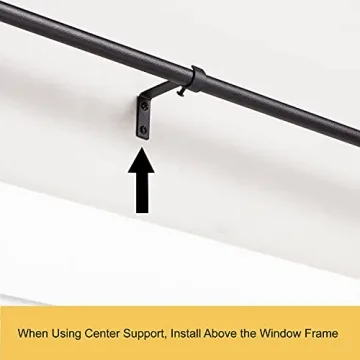 Kenney Adler Curtain Rod for Windows 48 to 84 Inches