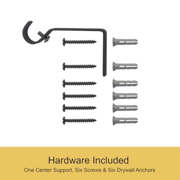 Kenney Adler Curtain Rod for Windows 48 to 84 Inches