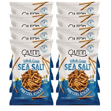 Quinn Gluten Free Sea Salt Pretzel Sticks - Healthy Snack