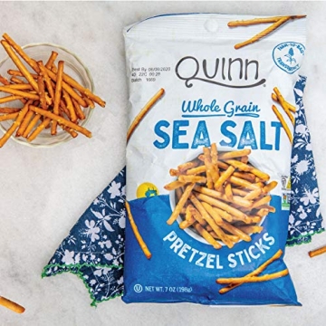 Quinn Gluten Free Sea Salt Pretzel Sticks - Healthy Snack