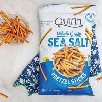 Quinn Gluten Free Sea Salt Pretzel Sticks - Healthy Snack