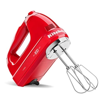 KitchenAid 7 Speed Hand Mixer Queen of Hearts Passion Red