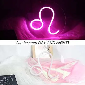 LED Leo Zodiac Neon Sign for Astrology Lovers