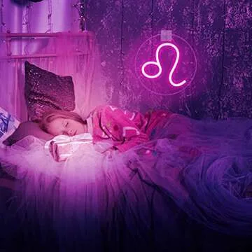 LED Leo Zodiac Neon Sign for Astrology Lovers
