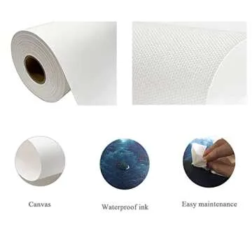 Van Gogh Canvas Wall Art - White Roses & Irises Print