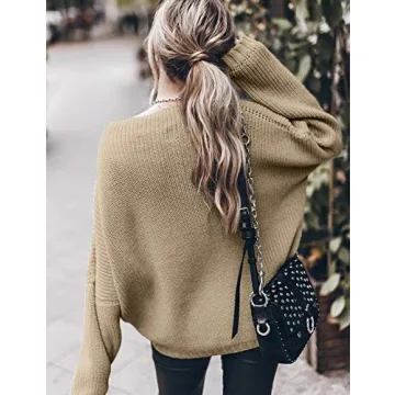 Ugerlov Women's Oversized Chunky Knit Sweater for Fall