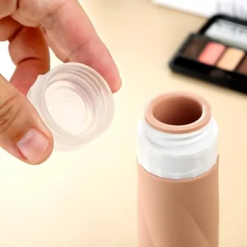 Gemice Travel Bottles for Toiletries, 3oz Tsa Approved Travel Size Containers BPA Free Leak Proof Travel Tubes Refillable Liquid Travel Accessories with Clear Toiletry Bag (4 Pack)