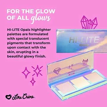 Lime Crime Hi-Lite Opals Highlighter Palette - Three Shades