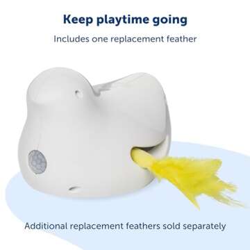 PetSafe Automatic Cat Play Teaser – Feather Fun & Engagement