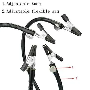 Helping Hands Soldering Tool with 4 Flexible Arms for Electronics