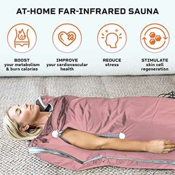 LifePro BioRemedy Infrared Sauna Blanket - Portable Far Infrared Home Sauna for Detox, Tension and R...