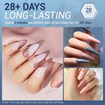 Modelones Gel Polish Set - 6 Colors for All Occasions