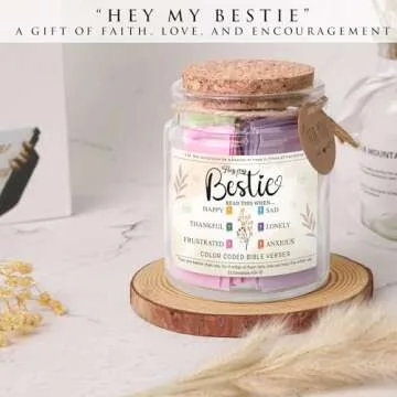 Bible Verse Jar for Best Friend Inspiring Gift for Women