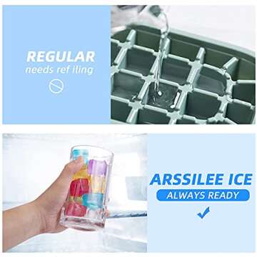 Reusable Ice Cube - 60-Pack for Chilled Drinks!