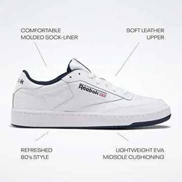 Reebok Men's Club C 85 Sneaker Perfect for Every Occasion