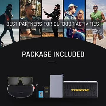 TOREGE Sports Polarized Sunglasses for Adventurers