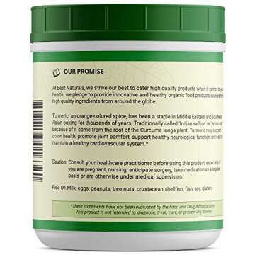 Organic Turmeric Curcumin Powder 8.5 OZ Non-GMO