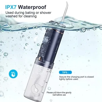 Portable Water Flosser with 320ML Tank and 5 Modes