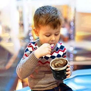 Arcoolor 4 Pack Pint Size Ice Cream Sleeves Cozy Neoprene Cover with Spoon Holder (Marble)