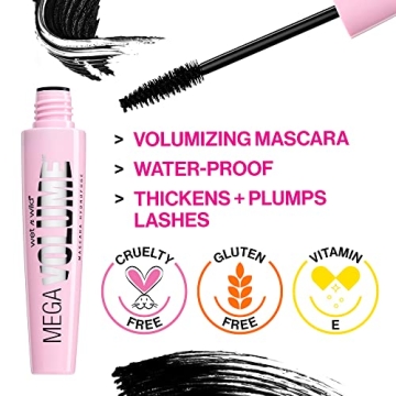 Wet n Wild Mega Volume Mascara - Waterproof & Smudge-Proof