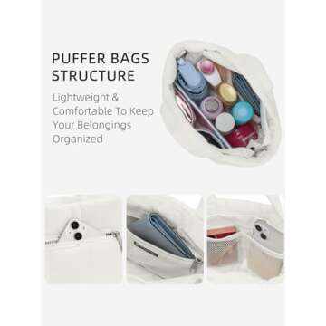 WESTBRONCO Small Puffer Crossbody Bag - Stylish & Versatile