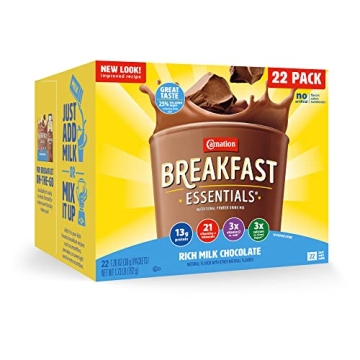 Carnation Chocolate Breakfast Drink Mix - 22 Pack
