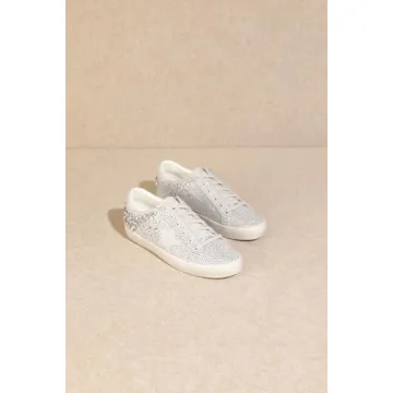 Mi.iM Goldie Rhinestone Star Sneakers for Stylish Comfort