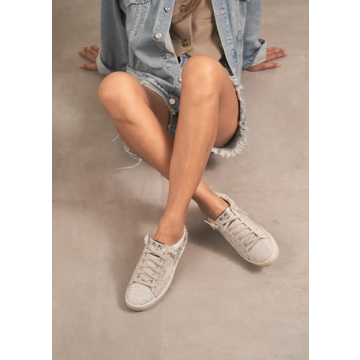 Mi.iM Goldie Rhinestone Star Sneakers for Stylish Comfort