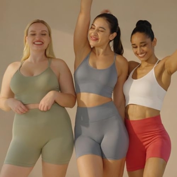 Evcute Cross Back Sport Bras for Yoga and Workout