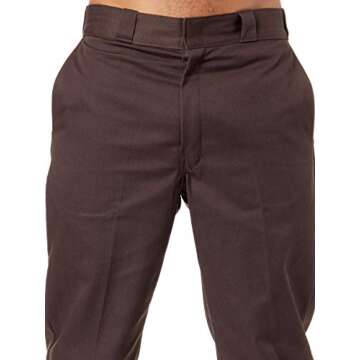 Dickies mens Original 874 Work Pants, Dark Brown, 32W x 30L US