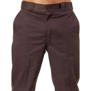Dickies mens Original 874 Work Pants, Dark Brown, 32W x 30L US