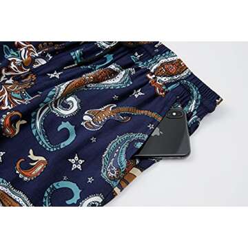 Stylish Atwfo Hawaiian Shirt and Short Set for Summer