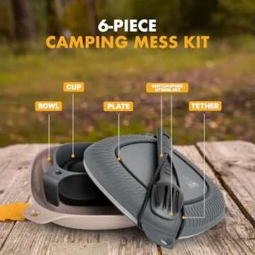 UCO 6-Piece Camping Mess Kit for Outdoor Adventures