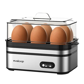 Evoloop Rapid Egg Cooker Multi-Functional BPA Free