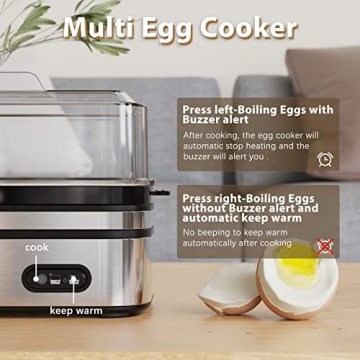 Evoloop Rapid Egg Cooker Multi-Functional BPA Free