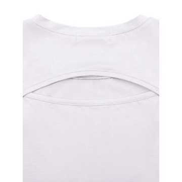 LASLULU Flowy Crop Tank Tops for Women Fitness Wear