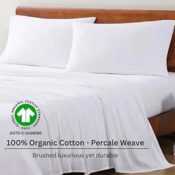 Quality Organic Cotton Full Size Bed Sheets Set - LANE LINEN