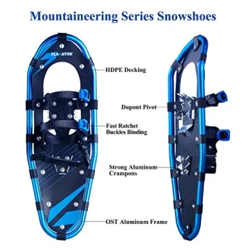 FLASHTEK 21 Inches Snowshoes for All Ages