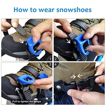 FLASHTEK 21 Inches Snowshoes for All Ages