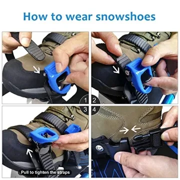 FLASHTEK 21 Inches Snowshoes for All Ages