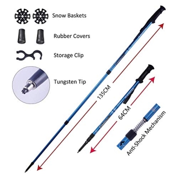 FLASHTEK 21 Inches Snowshoes for All Ages