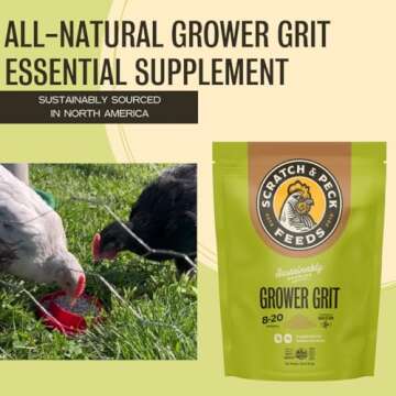 Scratch and Peck Grower Grit for Chickens and Ducks 7 lbs