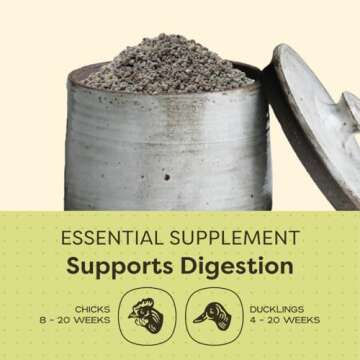 Scratch and Peck Grower Grit for Chickens and Ducks 7 lbs