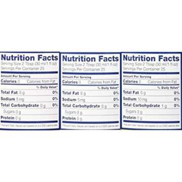 Torani Syrup Sugar Free 3 Pack Fruit Favorites, Peach, Coconut & Raspberry, For Sodas, Ices and Creams