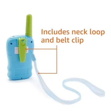Amazon Basics Kids Walkie Talkie Set for Outdoor Fun